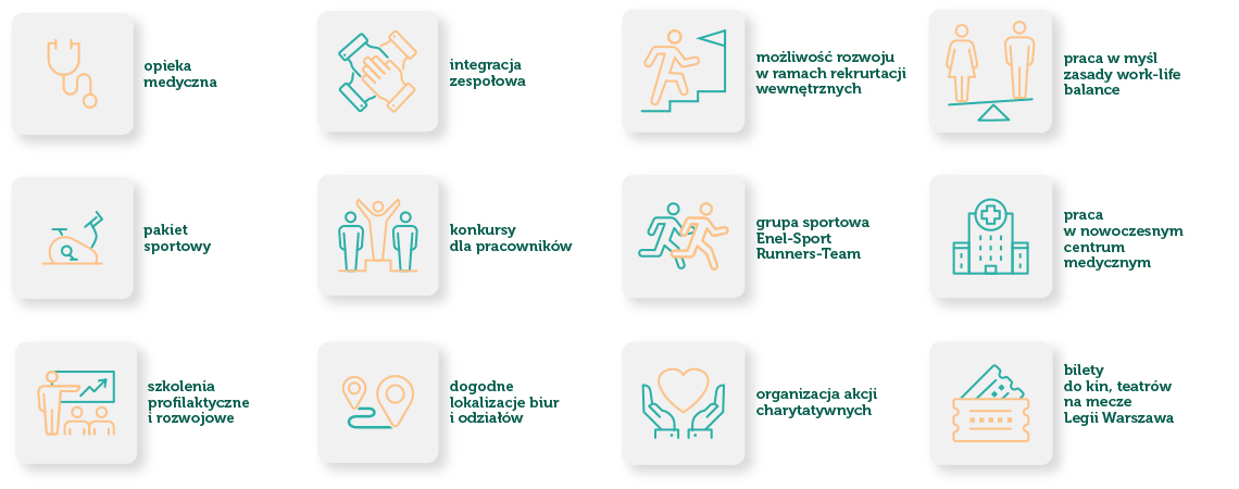 Benefity dla pracowników administracyjnych enelmed