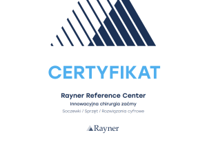 Certyfikat Rayner